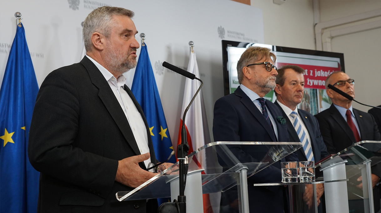 Minister Jan Krzysztof Ardanowski